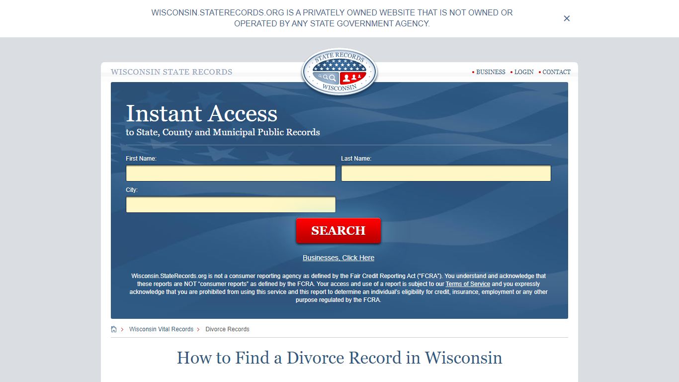 How to Find a Divorce Record in Wisconsin